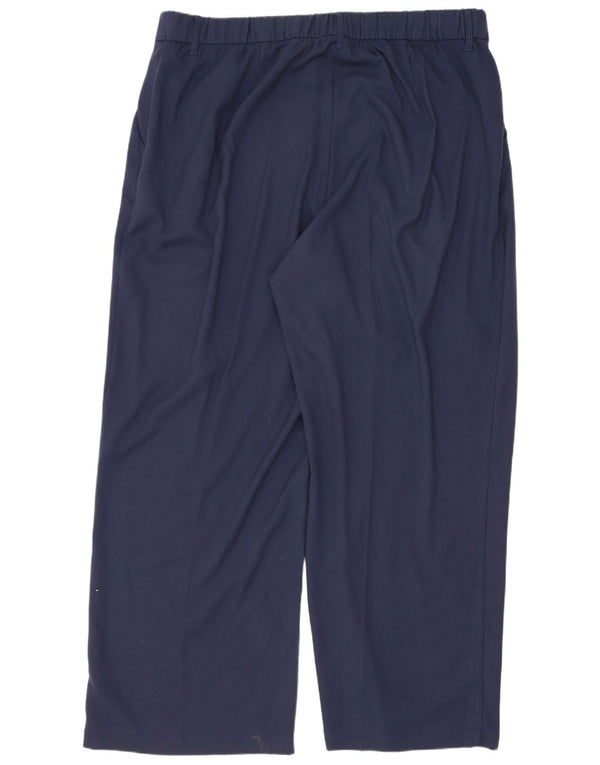 Женские брюки Hollister с ультравысокой посадкой 2XL W40 L29 Темно-синий полиэстер