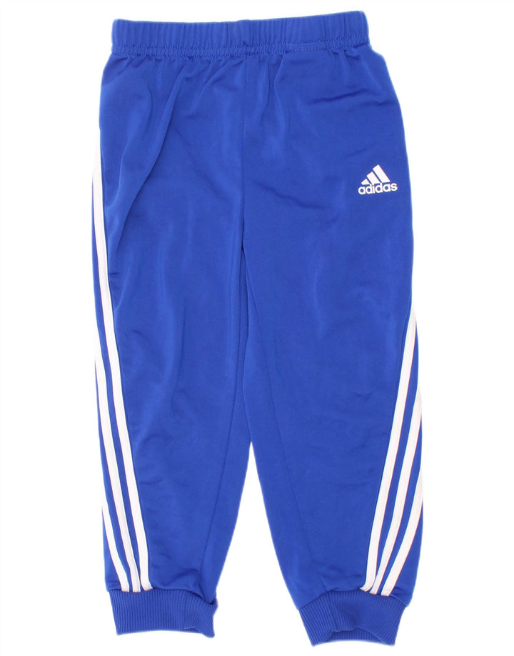 Adidas Pantalon de survêtement garçon Joggers 2-3 ans Bleu Polyester