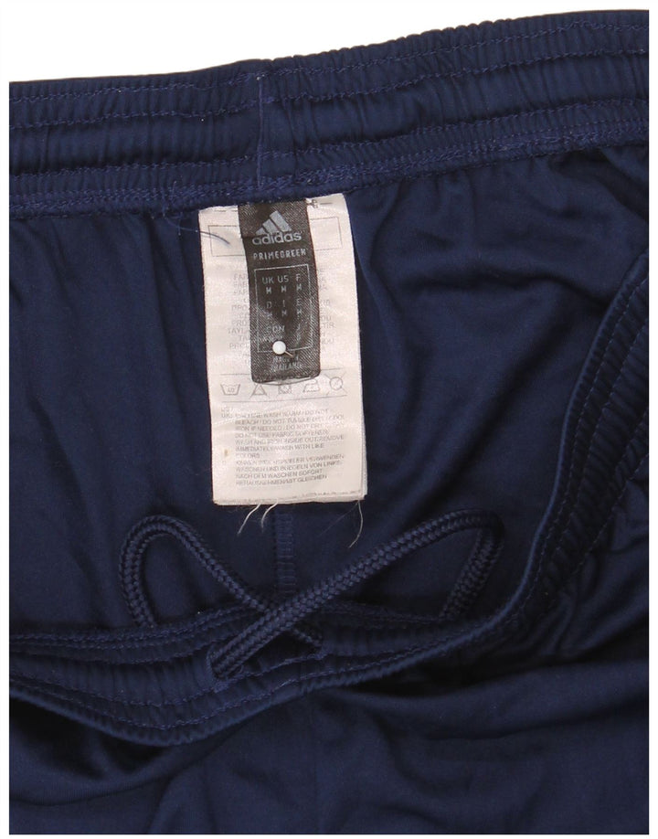 Adidas Mens Aeroready Graphic Sport Shorts Medium Navy Blue Polyester