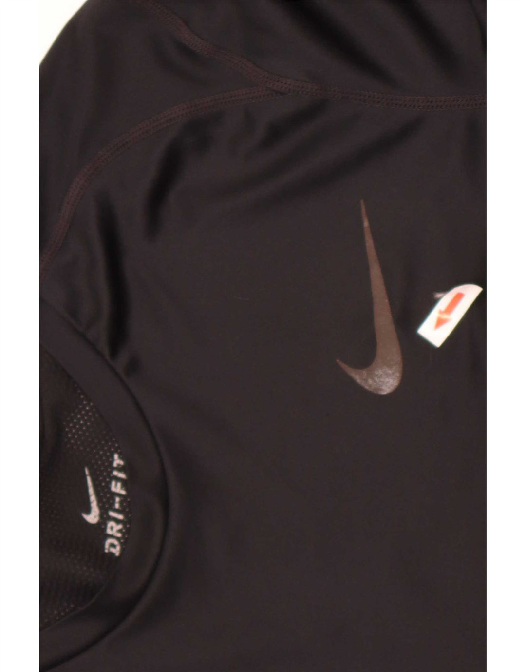 Męski T-shirt Nike Dri Fit, mały, czarny poliester