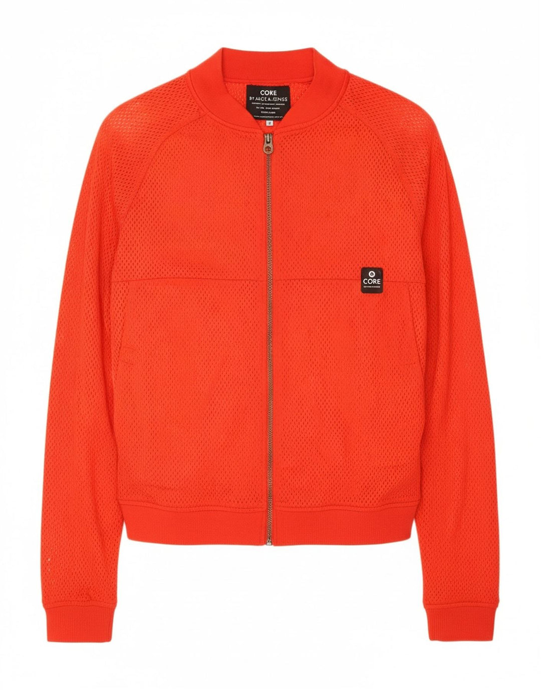 JACK & JONES Mens Tracksuit Top Jacket Medium Red Polyester