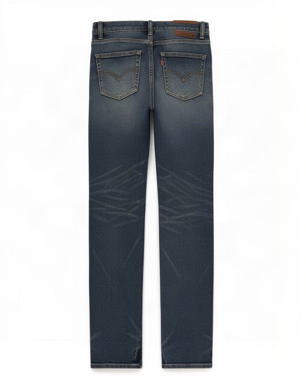Levi's Boys 510 Distressed Skinny Jeans 11-12 év W27 L28 kék pamut