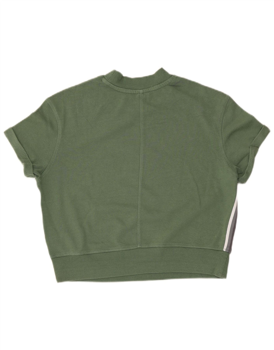 Calvin Klein Womens Oversized Graphic Sweatshirt Jumper UK 10 Small Green