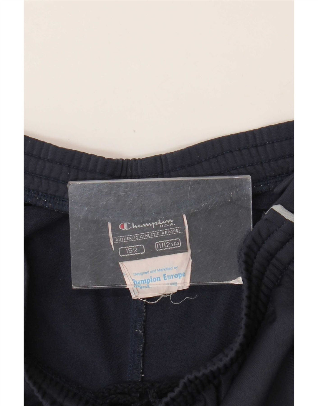 Champion Girls Tracksuit Trousers 11-12 Years Navy Blue Polyester