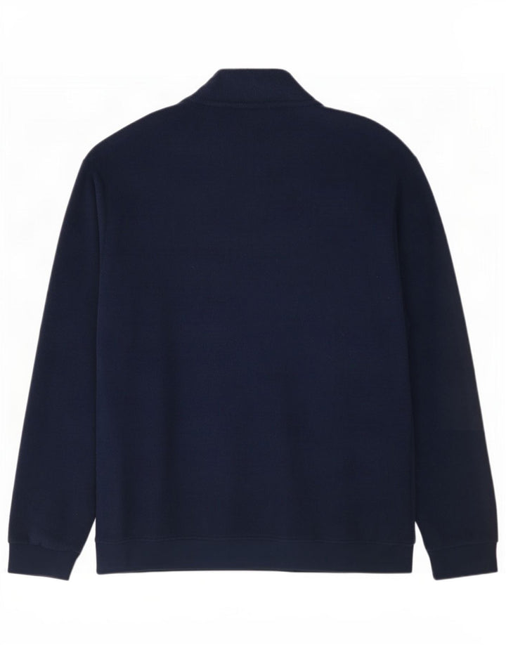Adidas Ανδρικό φερμουάρ με φερμουάρ Fleece Jumper Medium Navy Blue Polyester