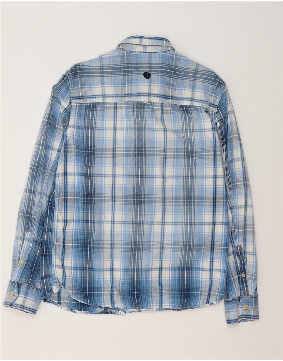 FAT FACE Chemise Homme Bleu Moyen Carreaux Coton