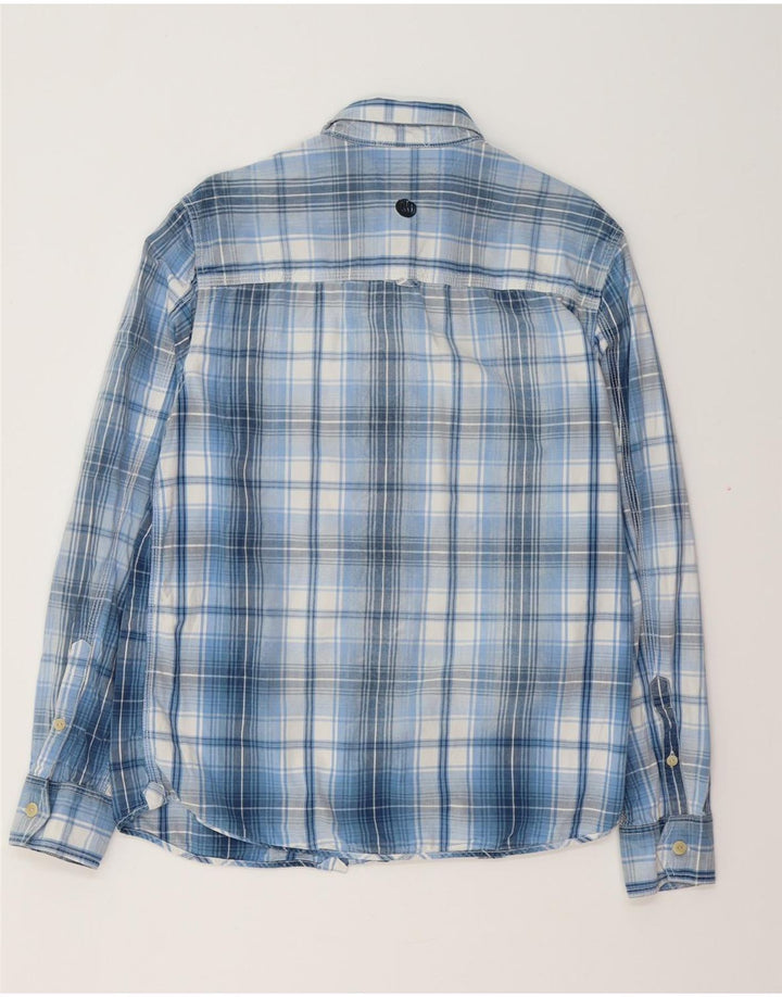 FAT FACE Chemise Homme Bleu Moyen Carreaux Coton