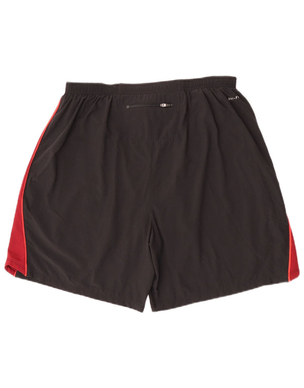 Nike Mens Sport Shorts Large Black Colourblock Polyester