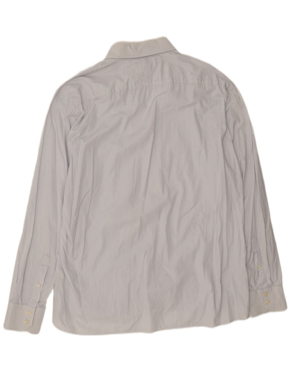Tommy Hilfiger herreskjorte 2XL blå nålestribet bomuld
