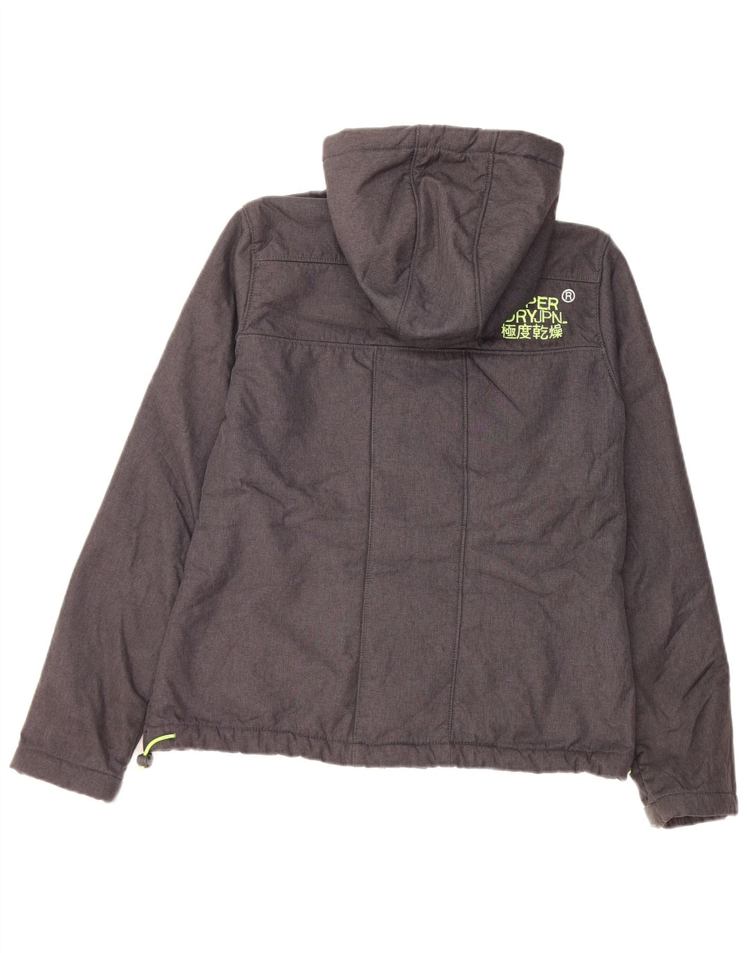 Giacca a vento da donna Windtrekker Superdry UK 16 grande poliestere grigio