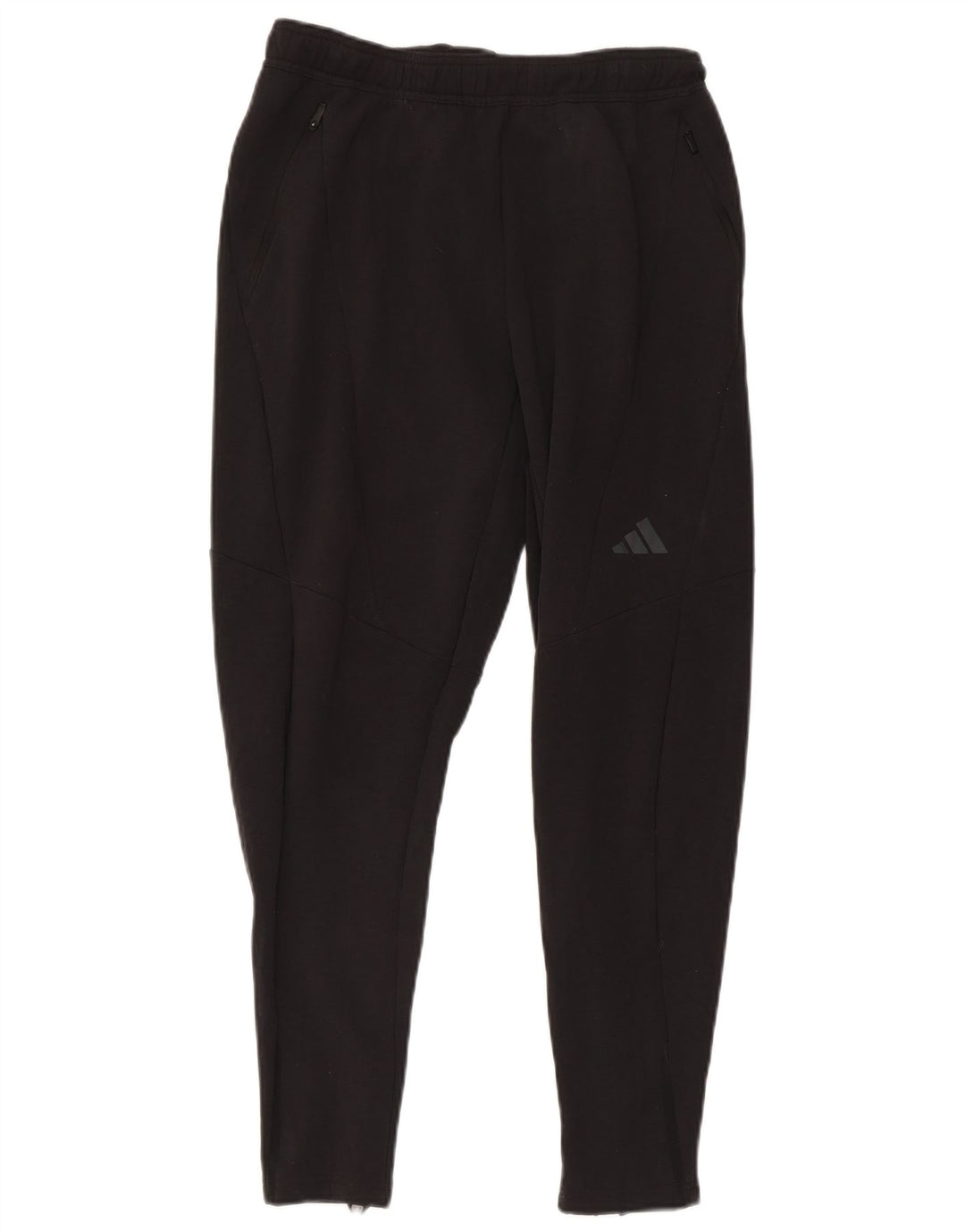Adidas Mens Aeroready Slim Fit Tracksuit Trousers Medium Black