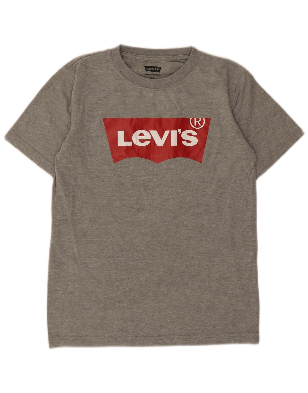 LEVI'S Boys Graphic T-Shirt Top 9-10 Years Grey