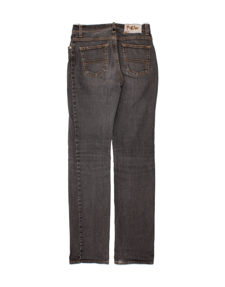 TRUSSARDI Womens Straight Jeans W26 L32 Grey Cotton Vintage Trussardi and Second-Hand Trussardi from Messina Hembry 