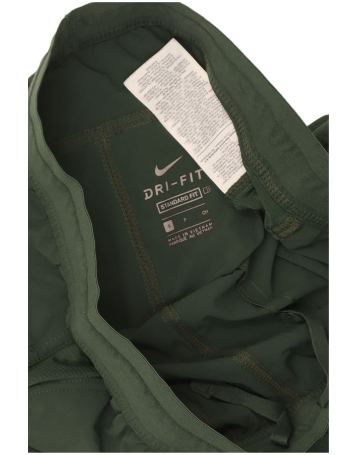 Nike Mens Dri Fit Standard Sport Shorts Small Green Polyester