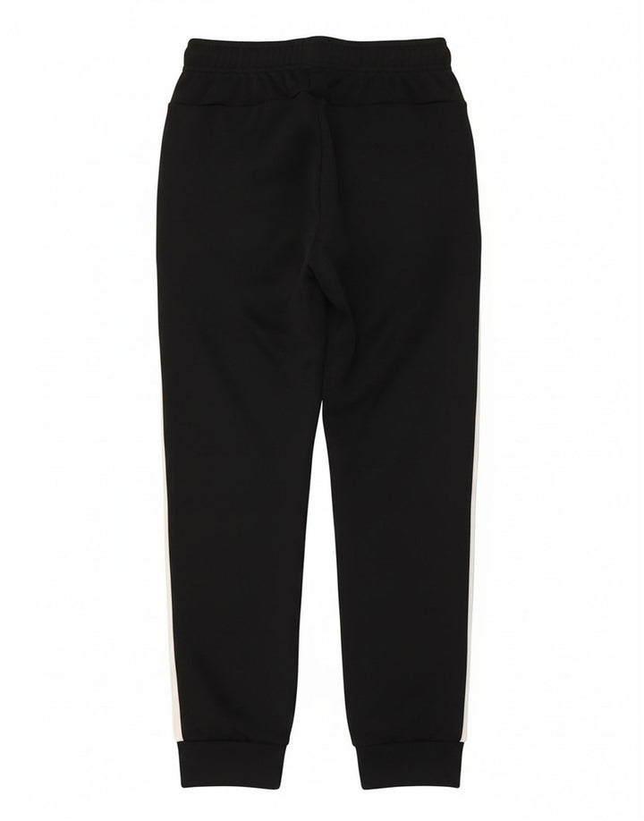 ADIDAS Boys Tracksuit Trousers Joggers 13-14 Years  Black Polyester