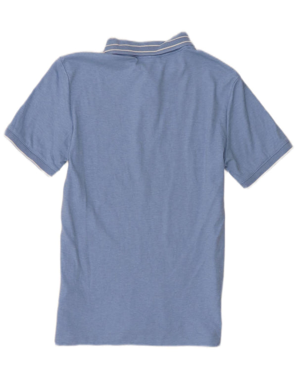 Camisa polo masculina Calvin Klein Slim Fit XS algodão listrado azul