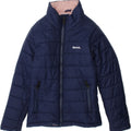 BENCH Girls Graphic Padded Jacket 9-10 Years Navy Blue Nylon Vintage Bench and Second-Hand Bench from Messina Hembry 