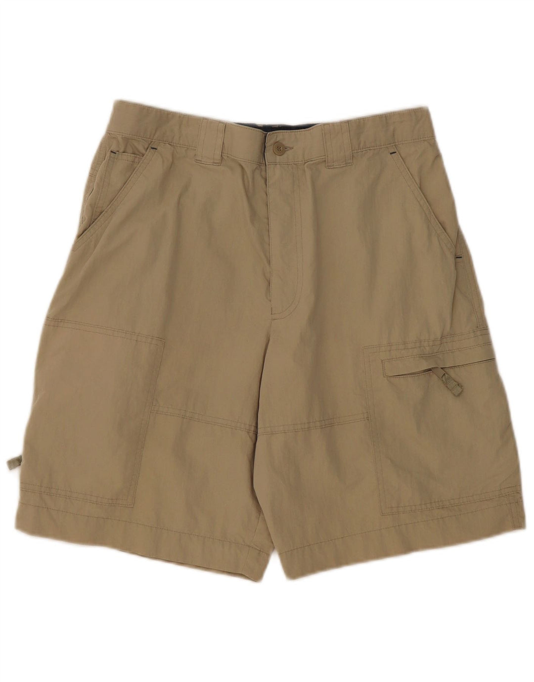 Marks & Spencer Mens Cargo Shorts W34 Large  Beige Cotton