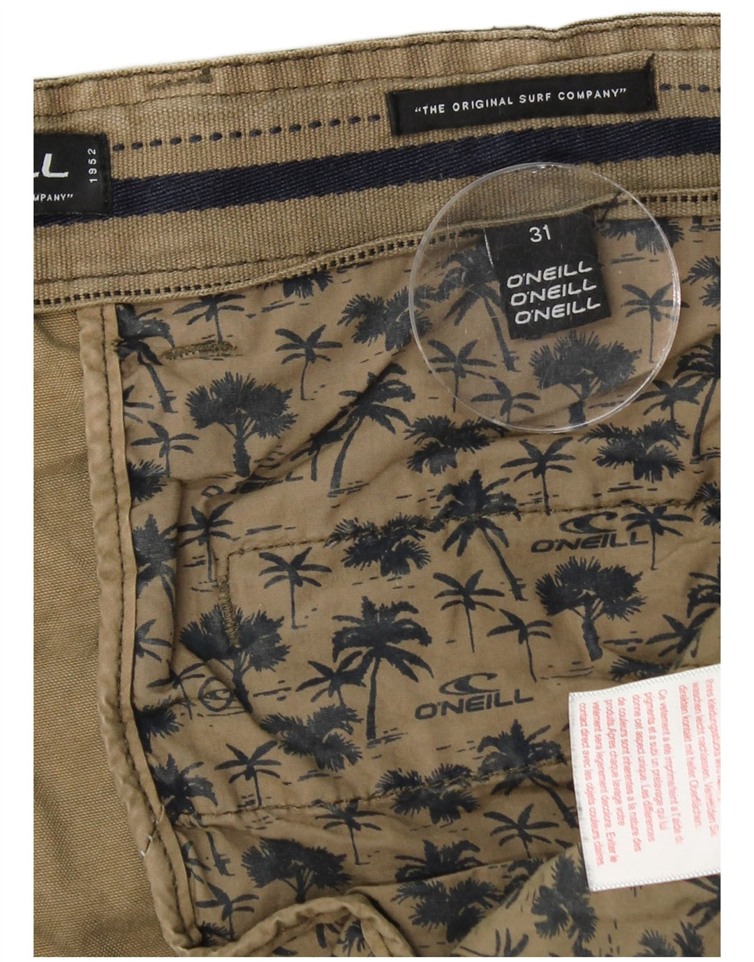 O'NEILL Herre Cargo Shorts W31 Medium Green Camouflage