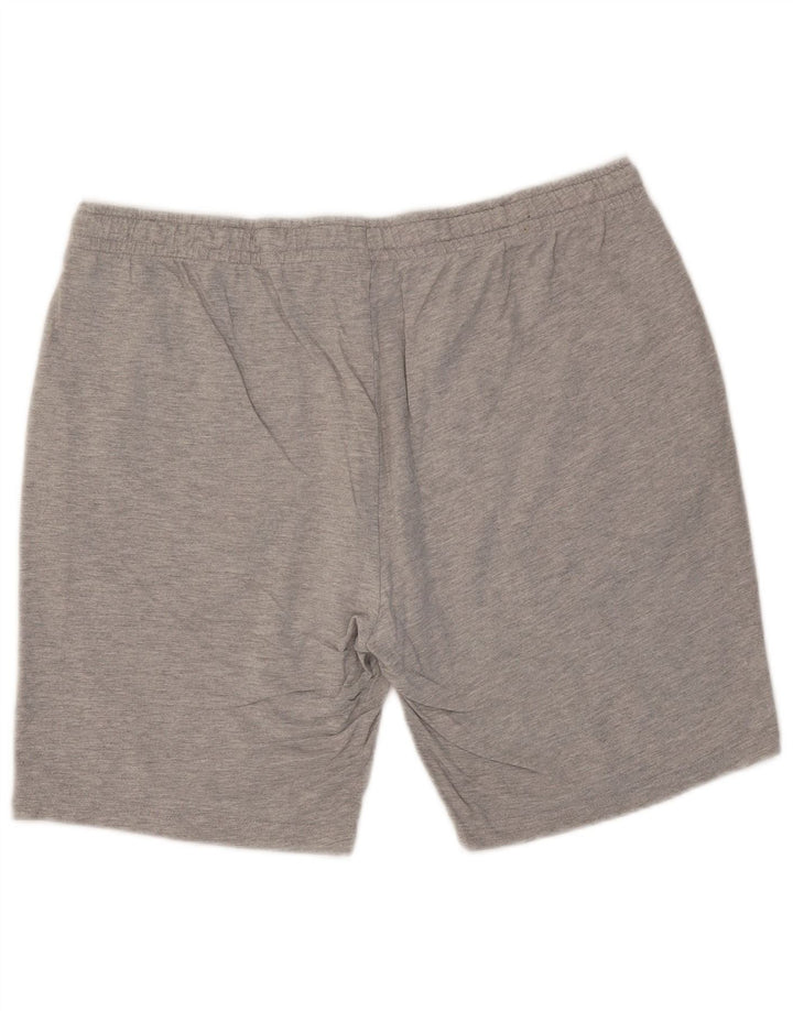 Kappa Mens Graphic Sport Shorts XL  Grey Cotton