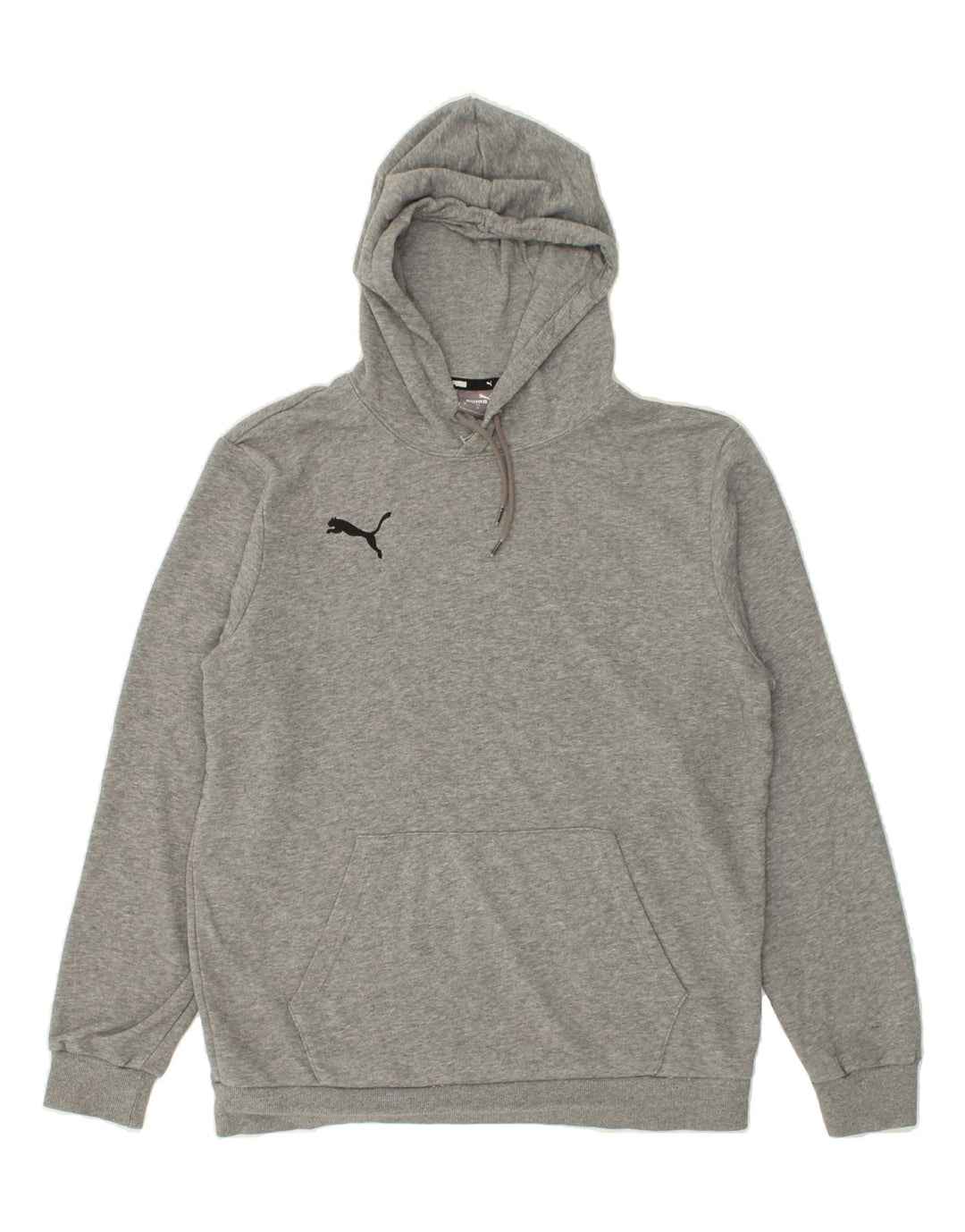 PUMA Mens Hoodie Jumper Medium Grey Cotton Vintage Puma and Second-Hand Puma from Messina Hembry 