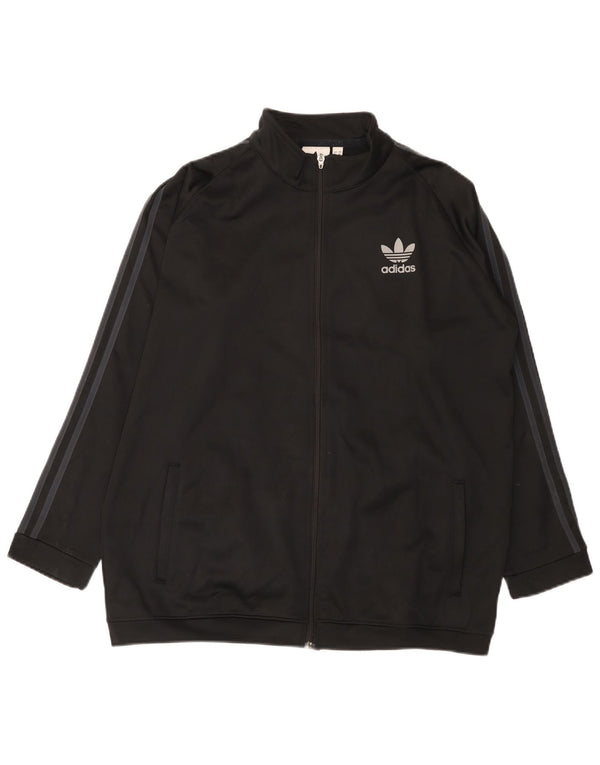 Adidas Herren Trainingsanzug Top Jacke XL Schwarz Polyester