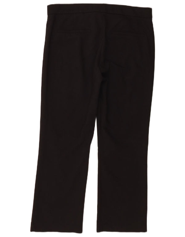 Proste spodnie damskie Zara XL W32 L25, czarne, bawełniane