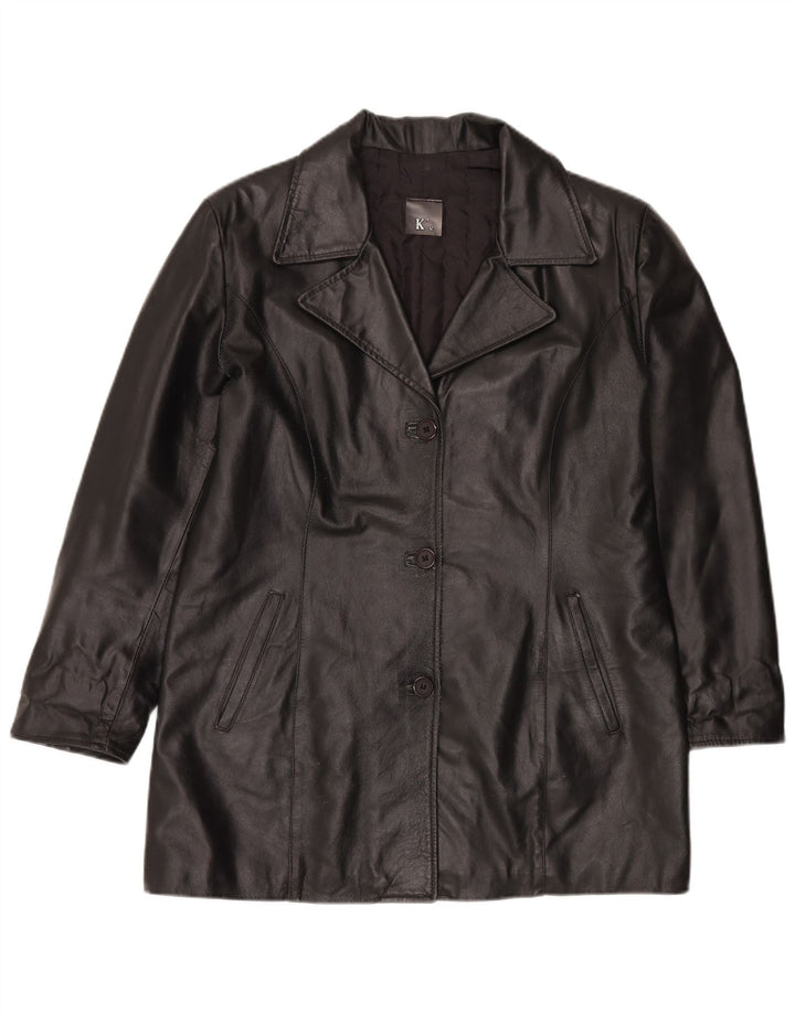 Giacca in pelle da donna K'S IT 48 XL Nera