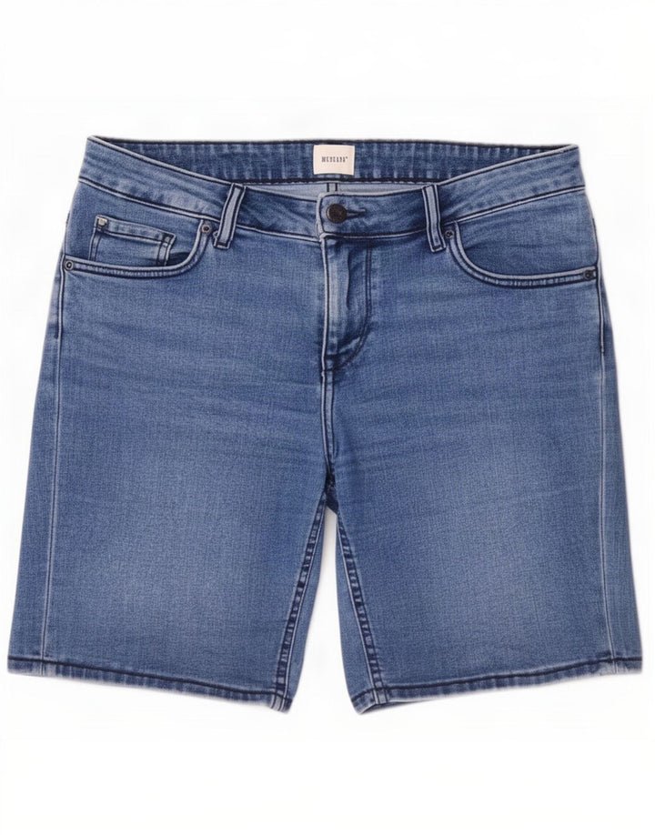 Shorts Vaqueros Mujer Mustang W29 Algodón Azul Medio