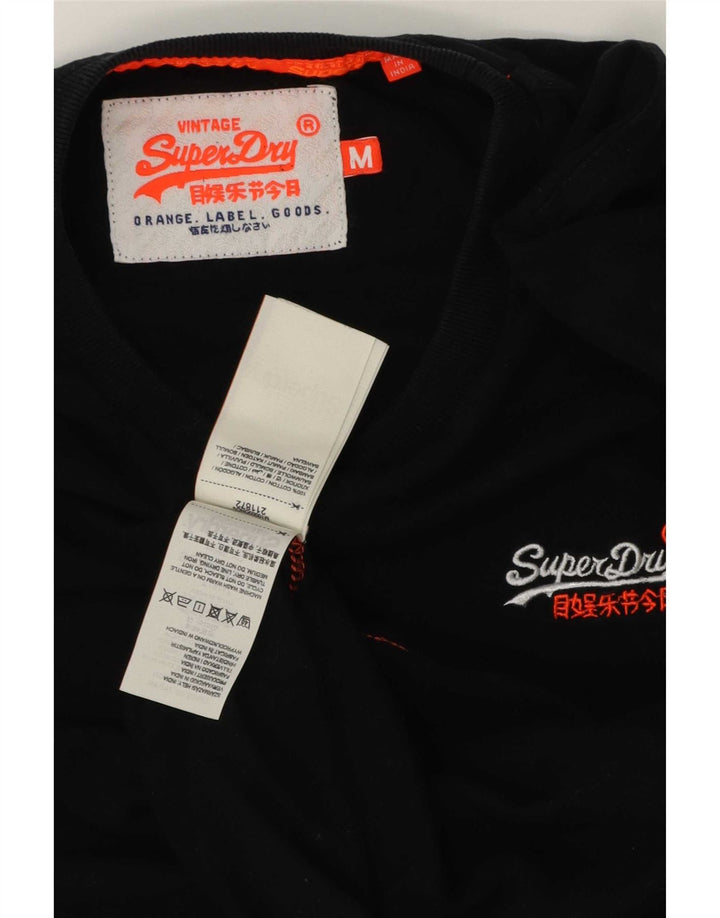 Superdry T-Shirt Homme Noir Moyen Coton