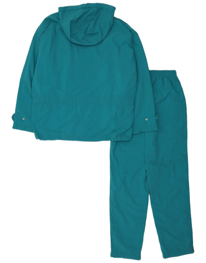 Damski dres z kapturem, oversize'owym, Diadora UK 14, średni niebieski poliamid