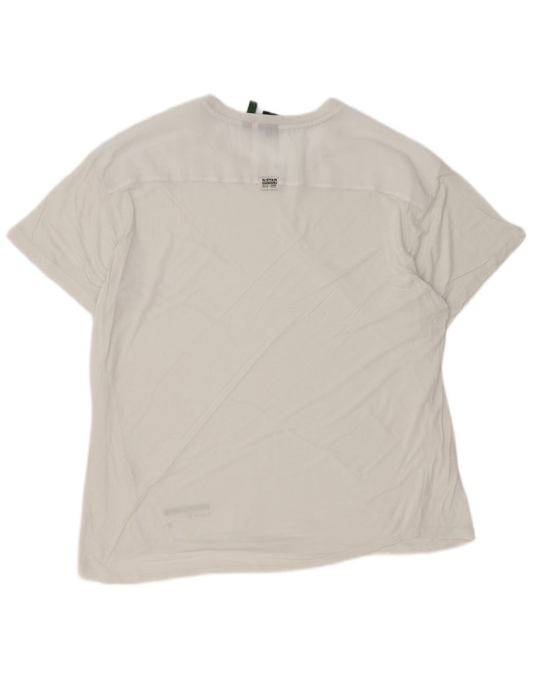 G-Star Mens T-Shirt Top Large White