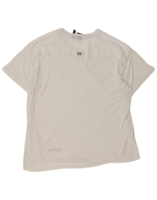 G-Star Herre T-Shirt Top Stor Hvid