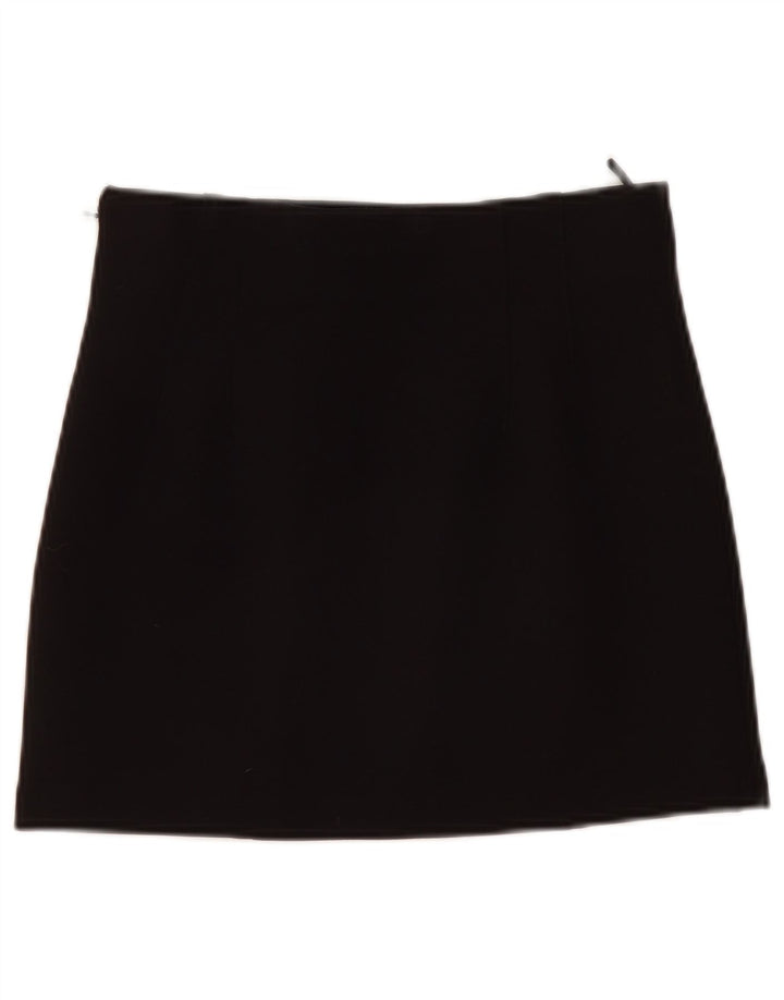 Zara Womens Mini Skirt Medium W28 Black Polyester