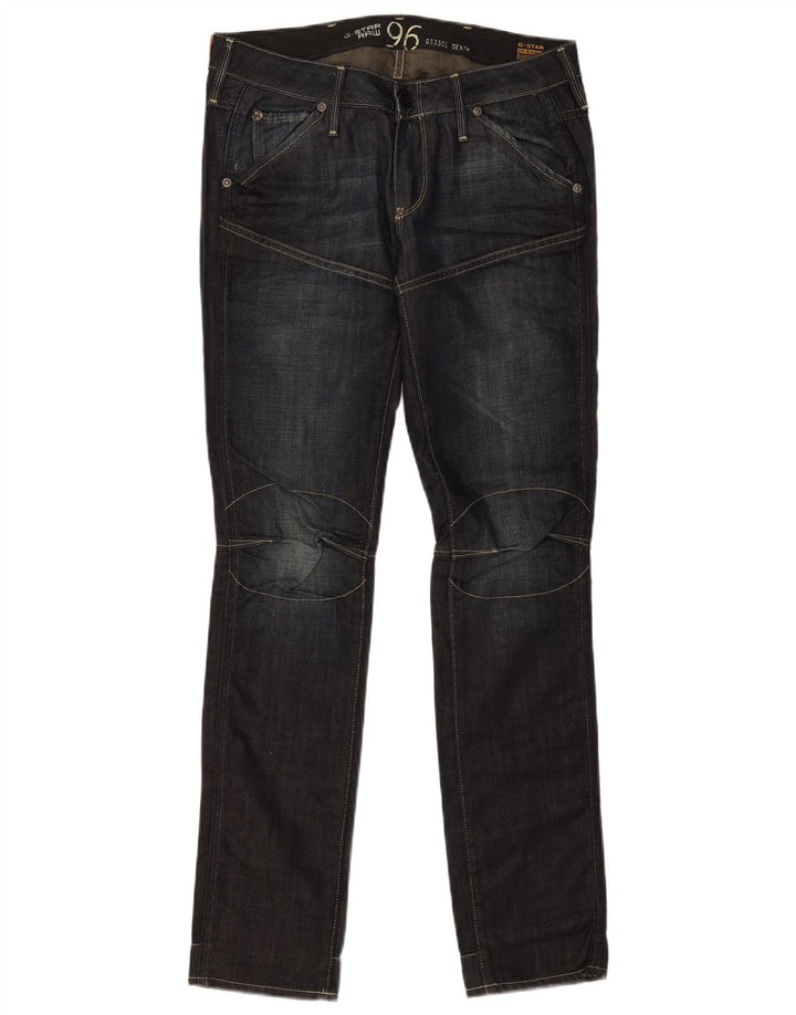 G-Star Dame Slim Jeans W28 L32 Marineblå Bomuld