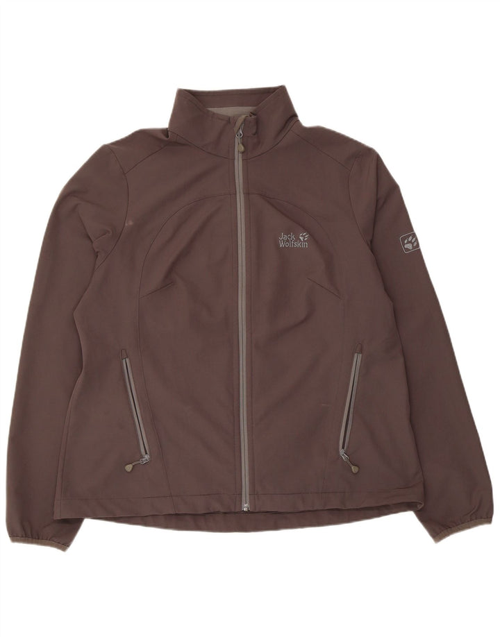 Giacca da tuta da donna Jack Wolfskin UK 18/20 XL Poliestere grigio