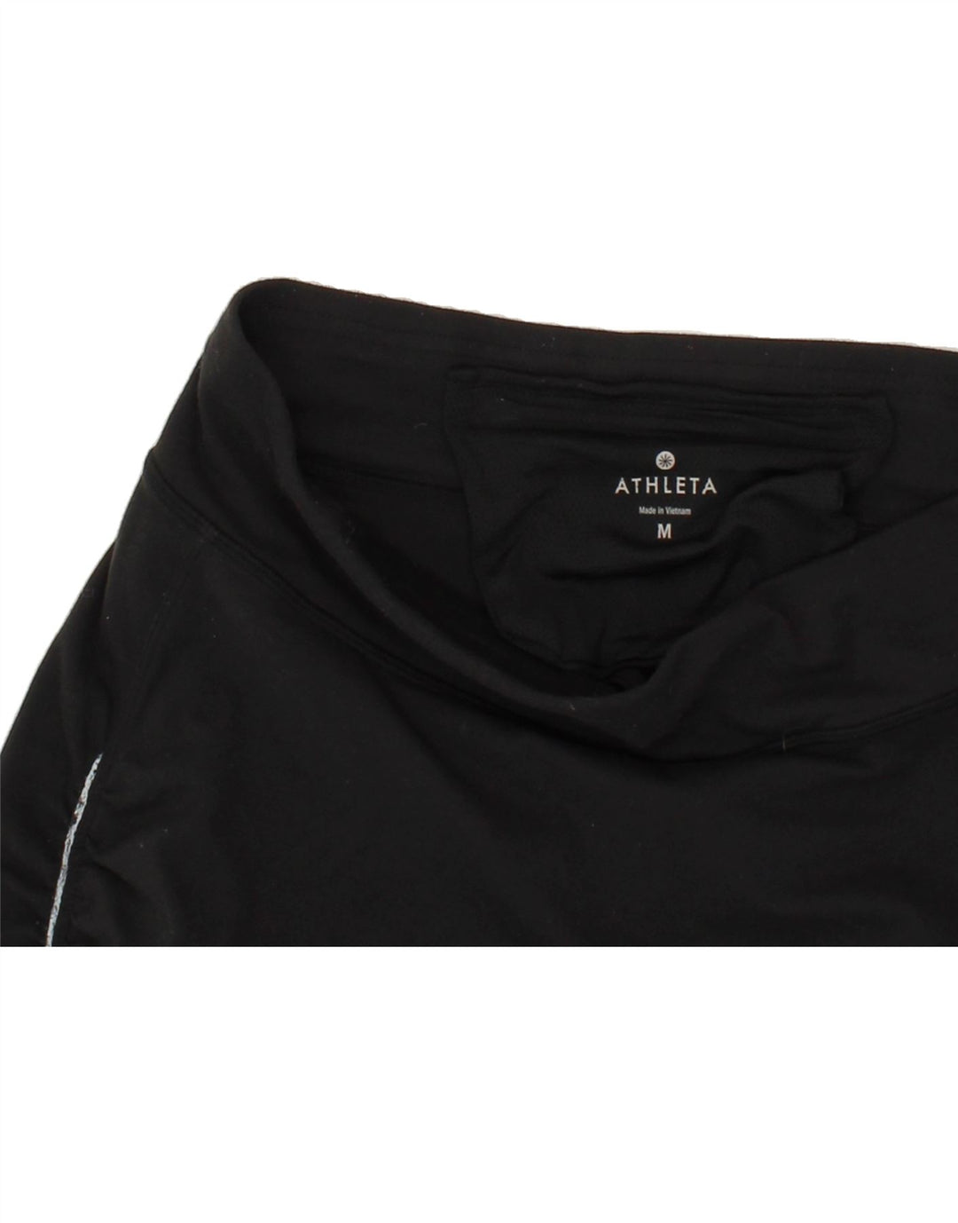 ATHLETA Womens Leggings UK 12 Medium Black Nylon Vintage Athleta and Second-Hand Athleta from Messina Hembry 