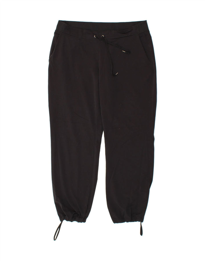 ATHLETA Womens Tracksuit Trousers Joggers US 16 2XL  Black Polyester Vintage Athleta and Second-Hand Athleta from Messina Hembry 