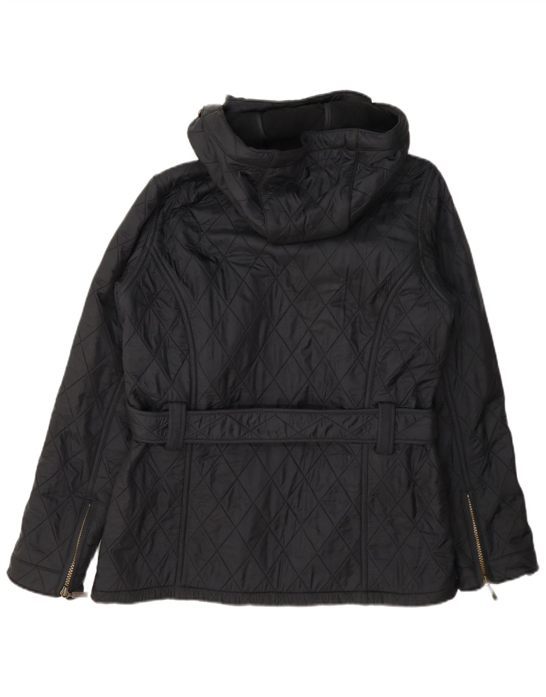 Giacca trapuntata con cappuccio da donna Barbour UK 12 Poliammide grigio medio