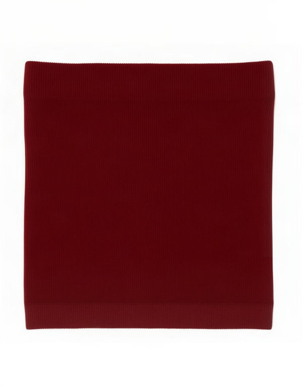 Zara Damen Minirock Small W26 Burgunder Nylon