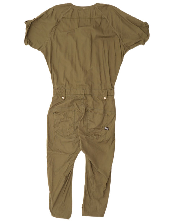 G-Star Womens Oversized Jumpsuit UK 10 Small Khaki