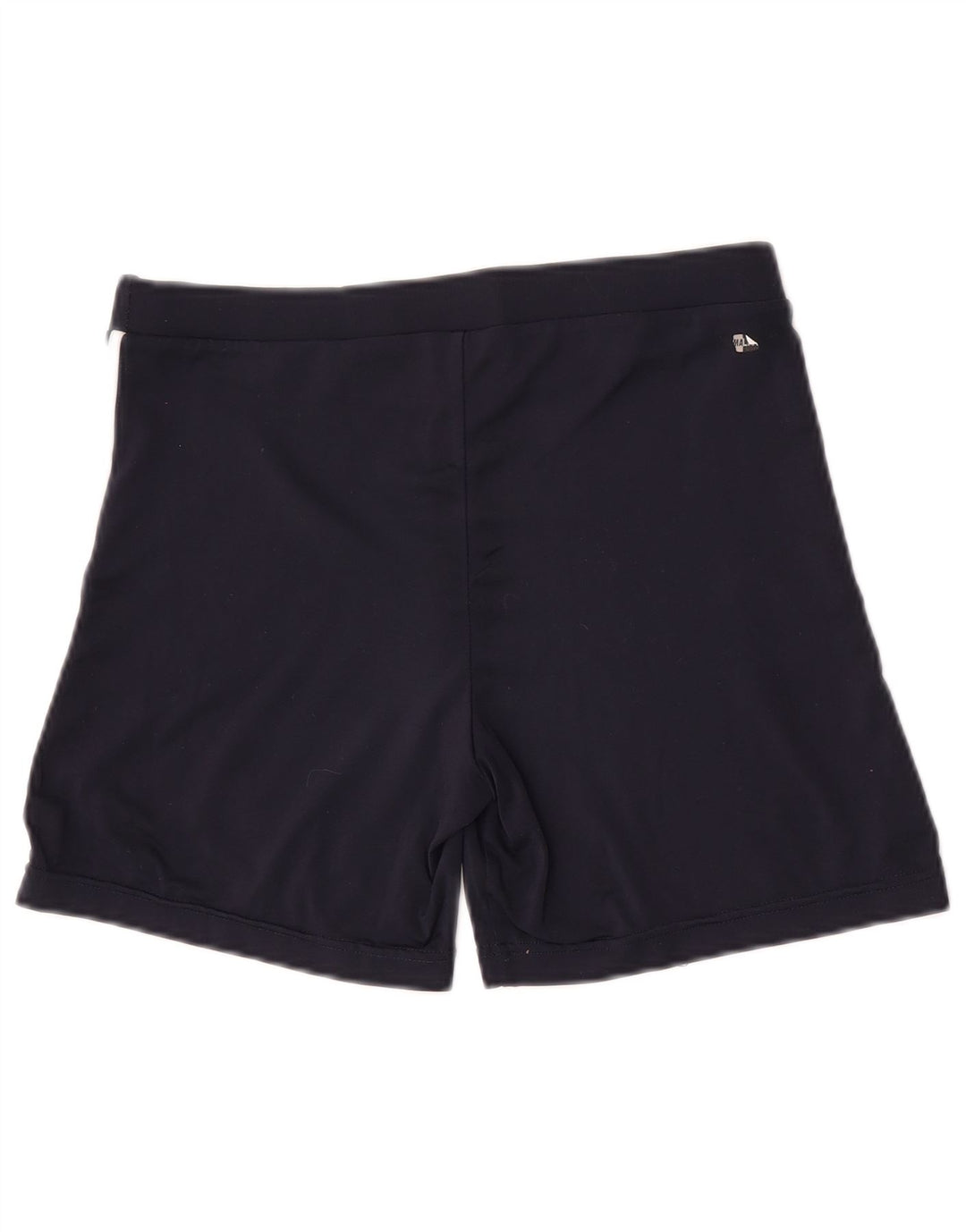 Adidas Womens Climalite Sport Shorts UK 12 Medium Navy Blue Polyester