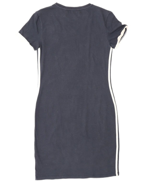Jack Wills Womens T-Shirt Dress UK 10 Small Navy Blue Cotton