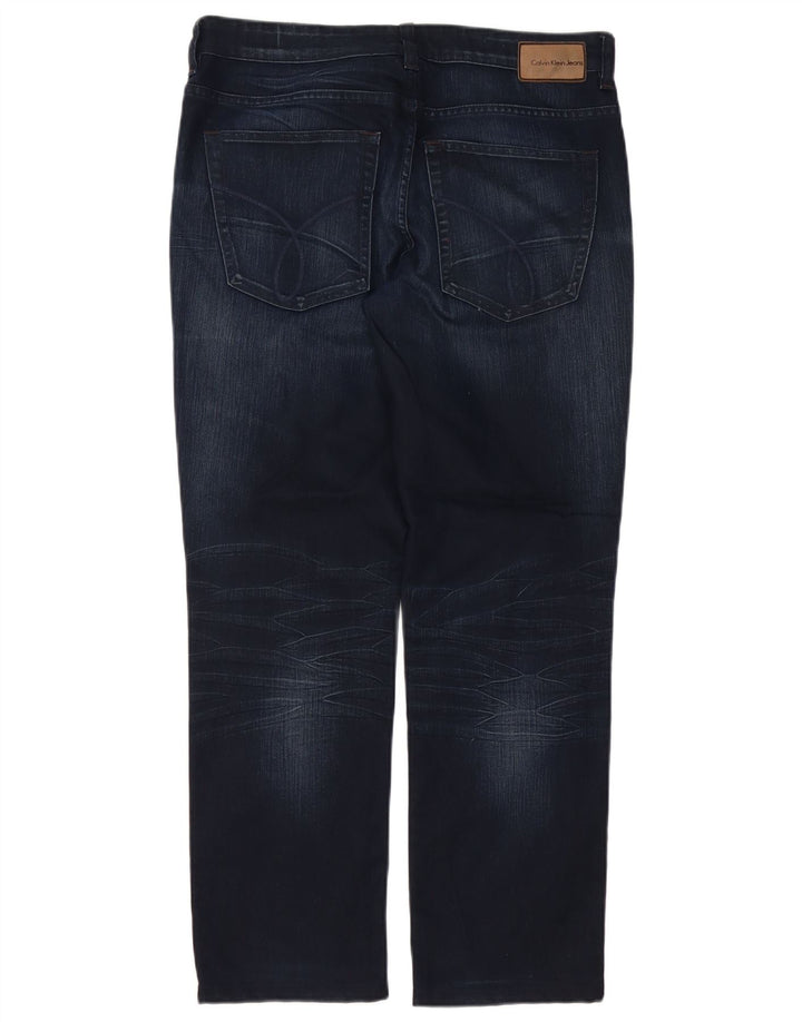 Calvin Klein Mens Regular Slim Jeans W32 L30 Plave