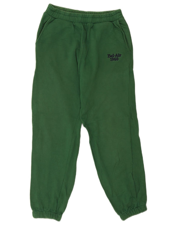 Zara Damen Trainingshose Jogger UK 12 Mittelgrün