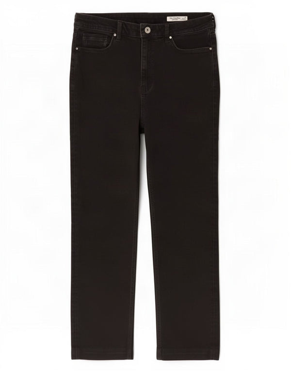 Женские прямые джинсы Marks & Spencer The Sophia UK 16, большие W32 L29, черные