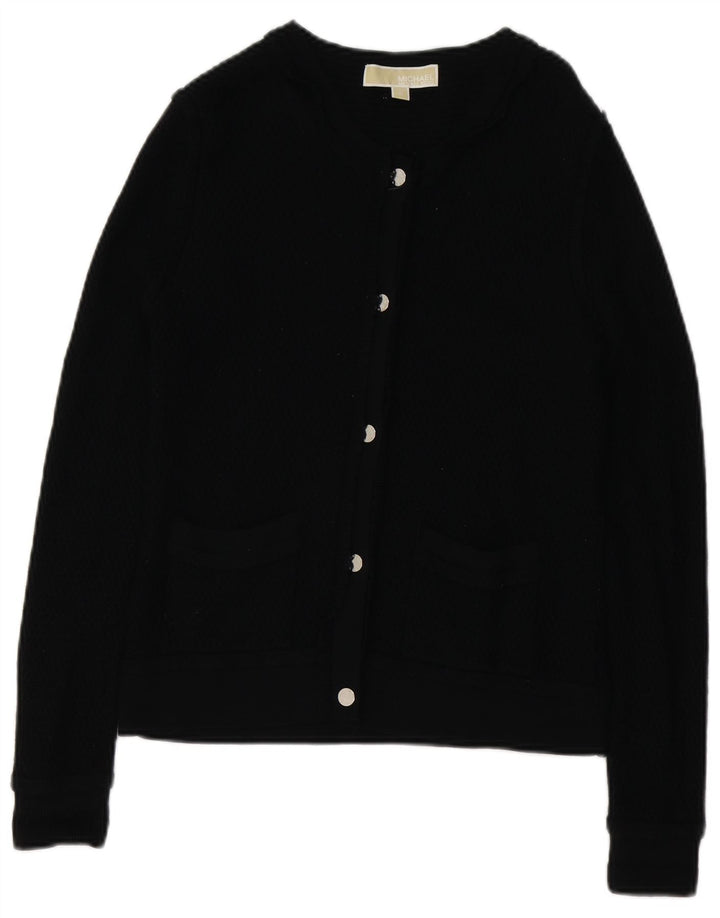 Michael Kors Dame Cardigan Sweater UK 14 Medium Sort