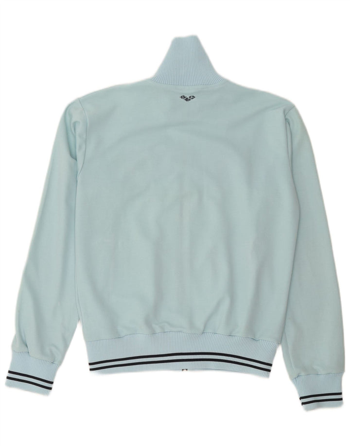 Arena Womens Graphic Tracksuit Top Jacket Medium Blue Polyester
