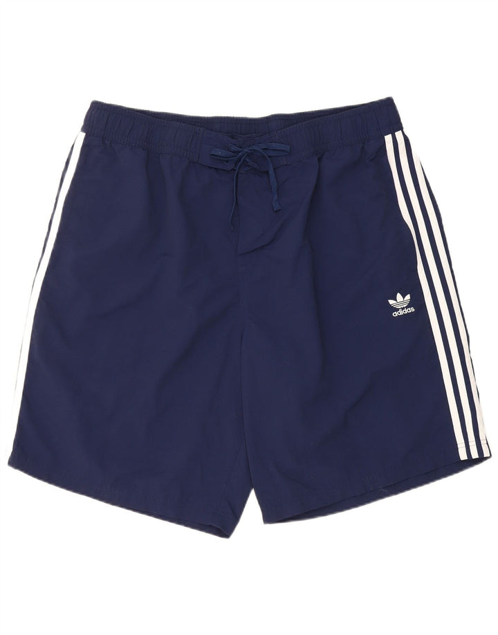 Adidas badeshorts til mænd XL marineblå polyester