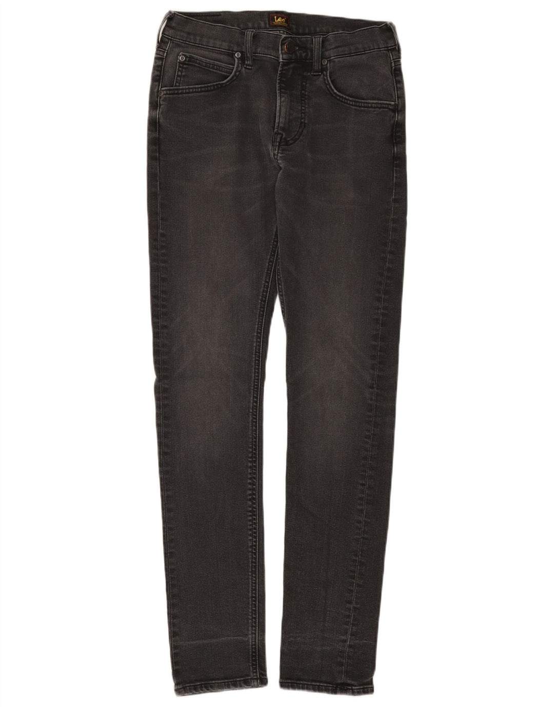 Lee Herren Luke Slim Jeans W28 L32 Graue Baumwolle